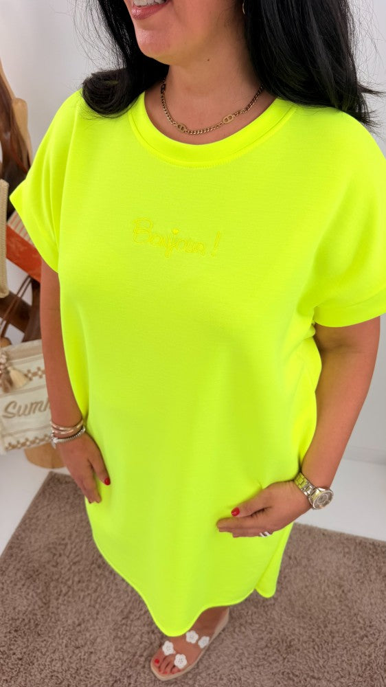 Kleid in Neon Gelb (40-46)
