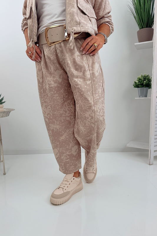 Stilvolle elegante Hose in Beige (38-42)