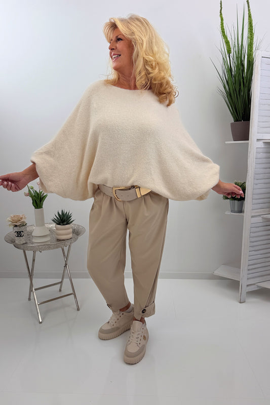 Stilvolle Hose in Beige (38-42/44)