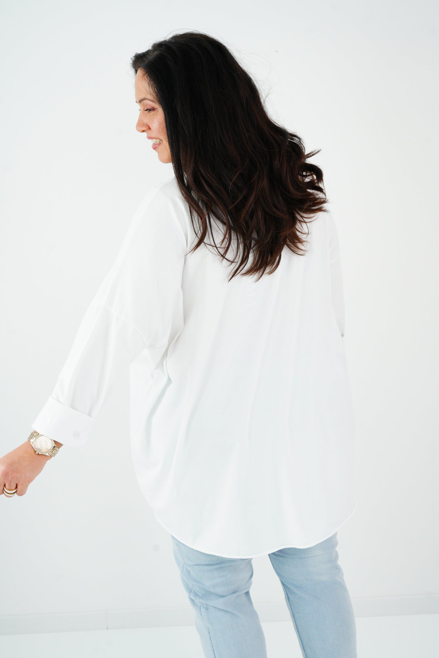 Shirt in Weiß (42-46+)