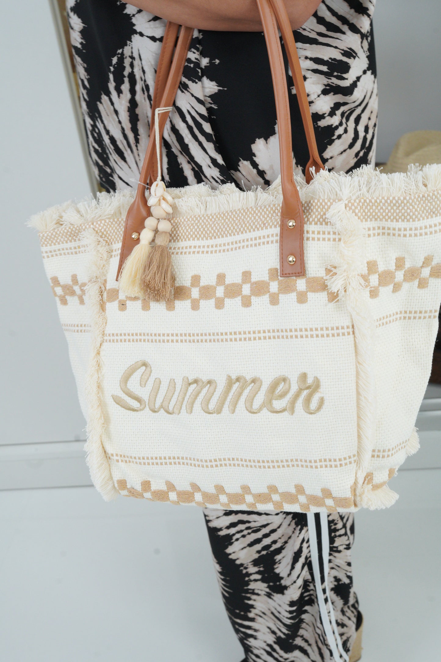 Shopper in Creme-Beige (One Size)