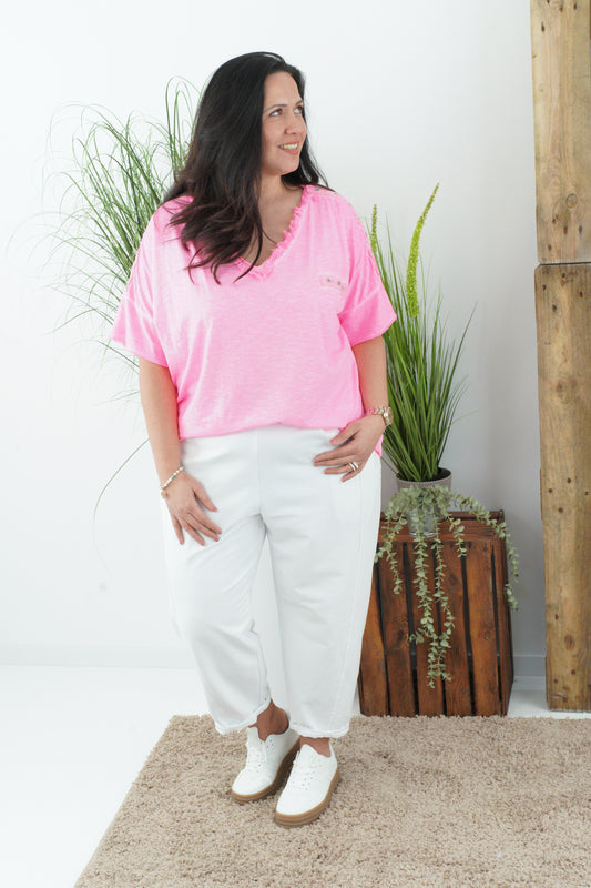 T-Shirt in Neon-Pink (42-46)
