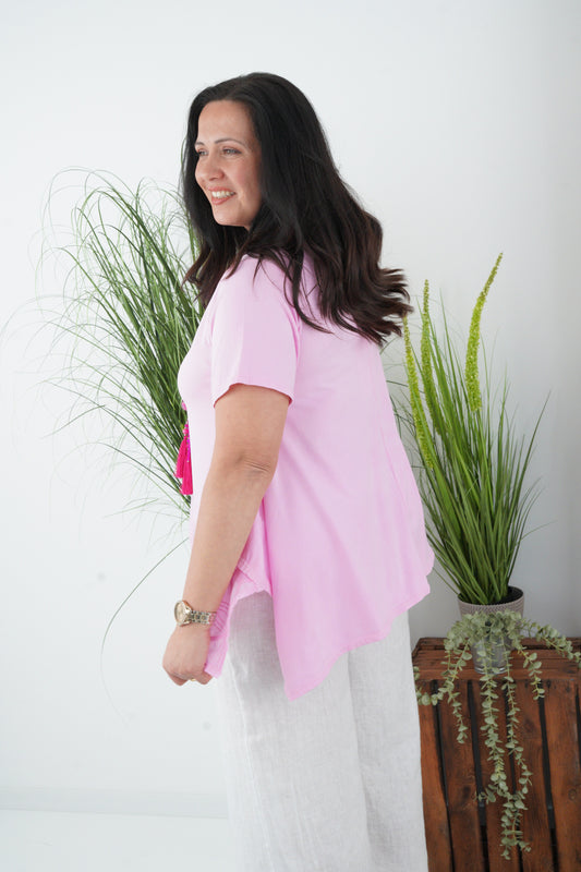 T-Shirt in Candyrosa (38-42)