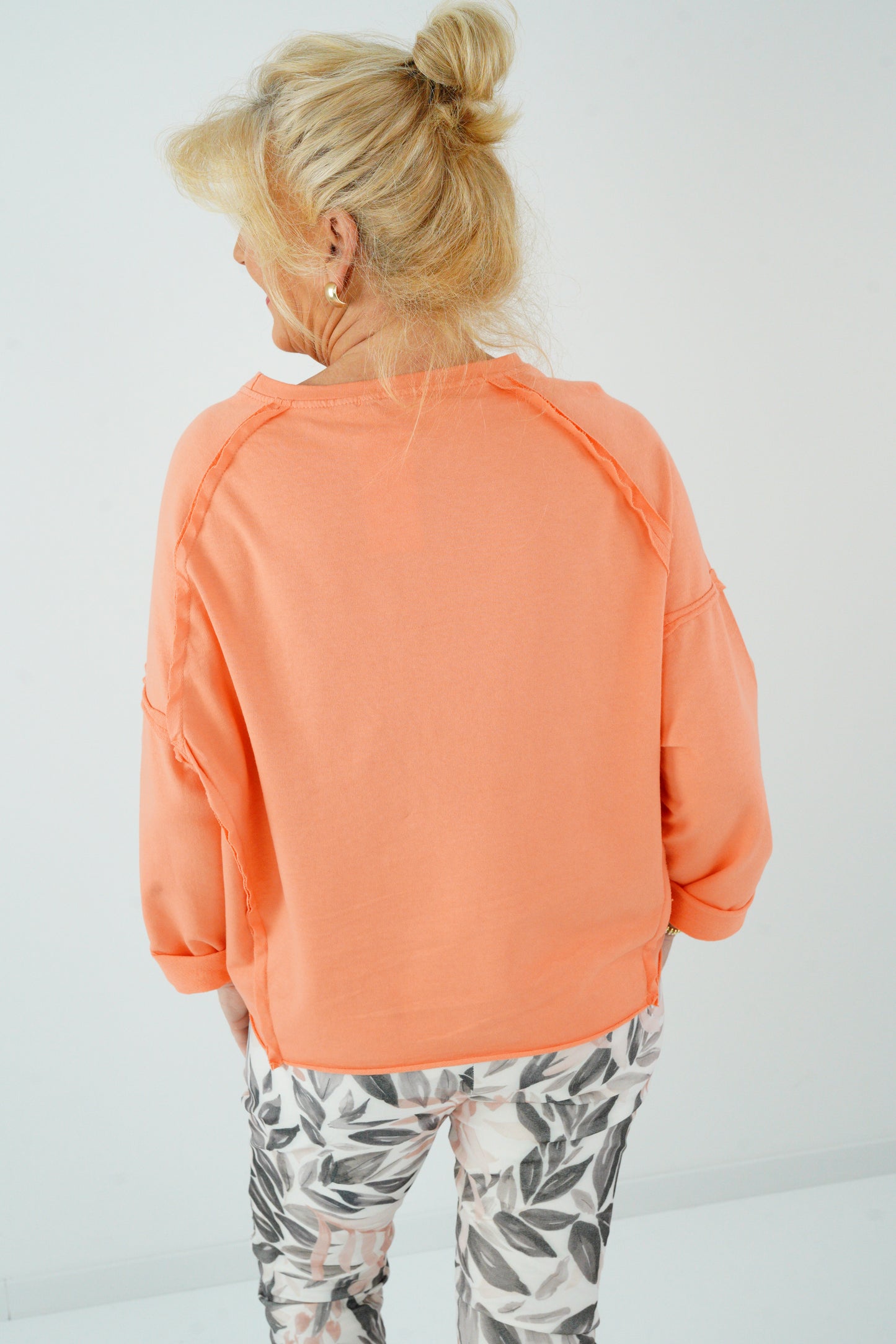Sweatshirt in Mandarine (40-44+)