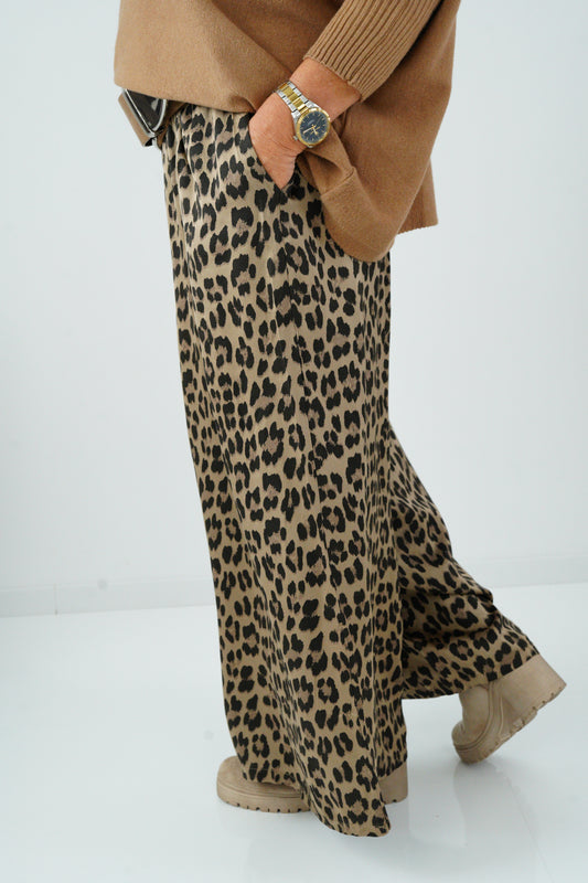 Marlene Hose in Leo-Taupe (38-44)