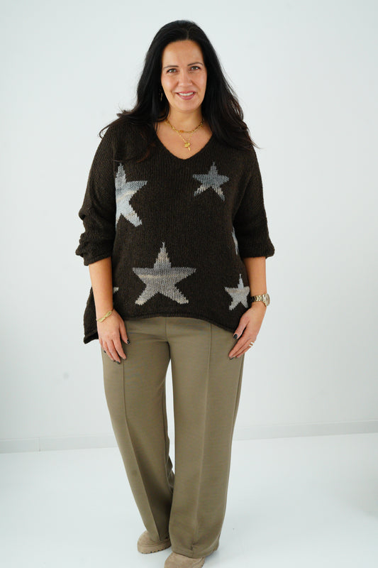 Pullover in Chocolate (42-48)