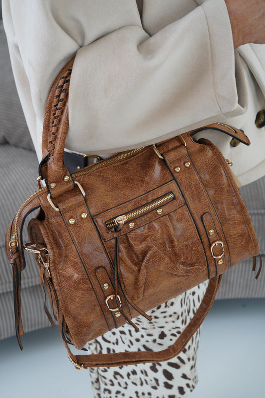 Tasche in Cognac