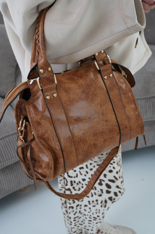 Tasche in Cognac