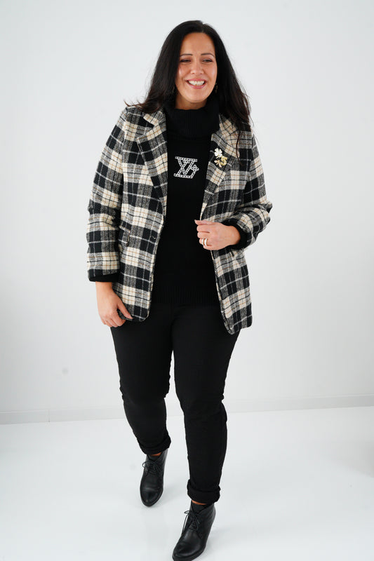 Blazer in Schwarz (38-42+)