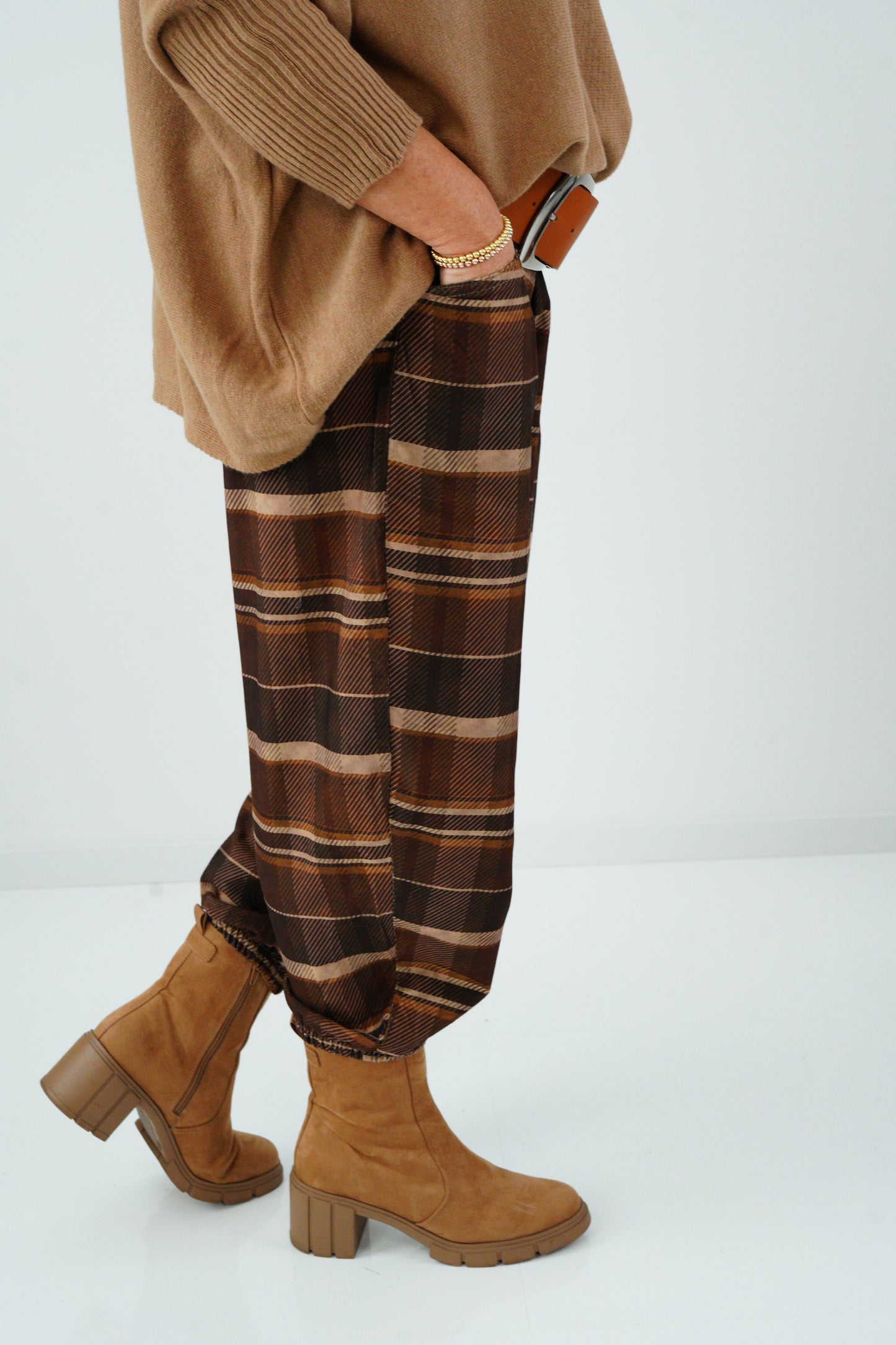 Joggpant in Schoko (38-42)