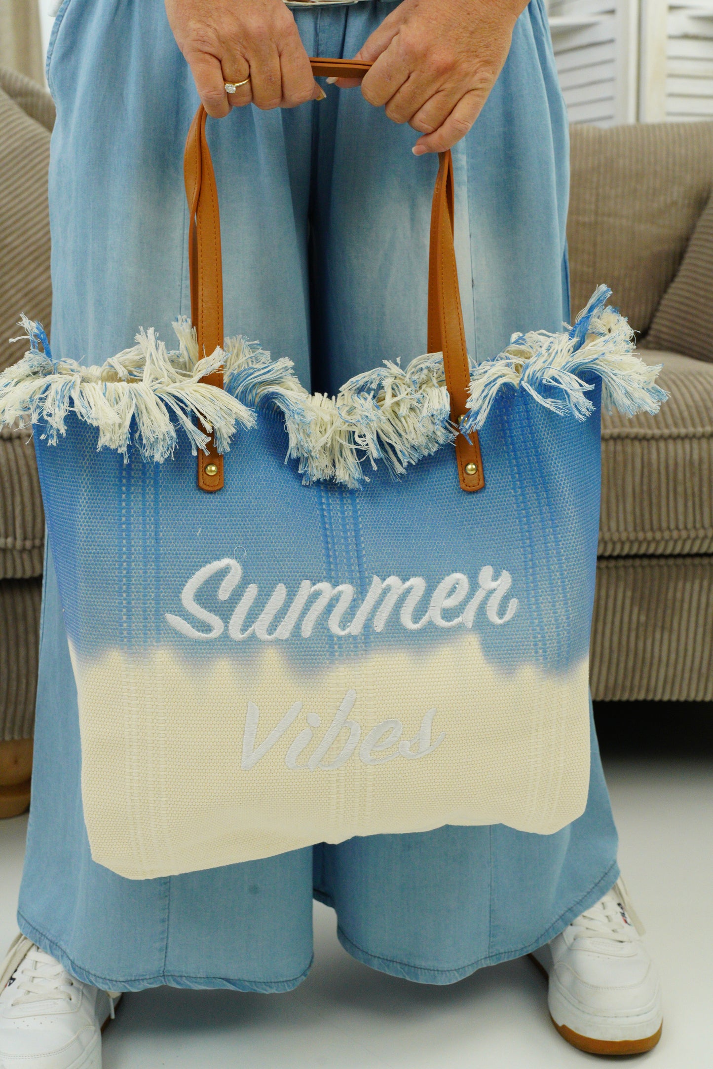 Tasche "Vibes" blau