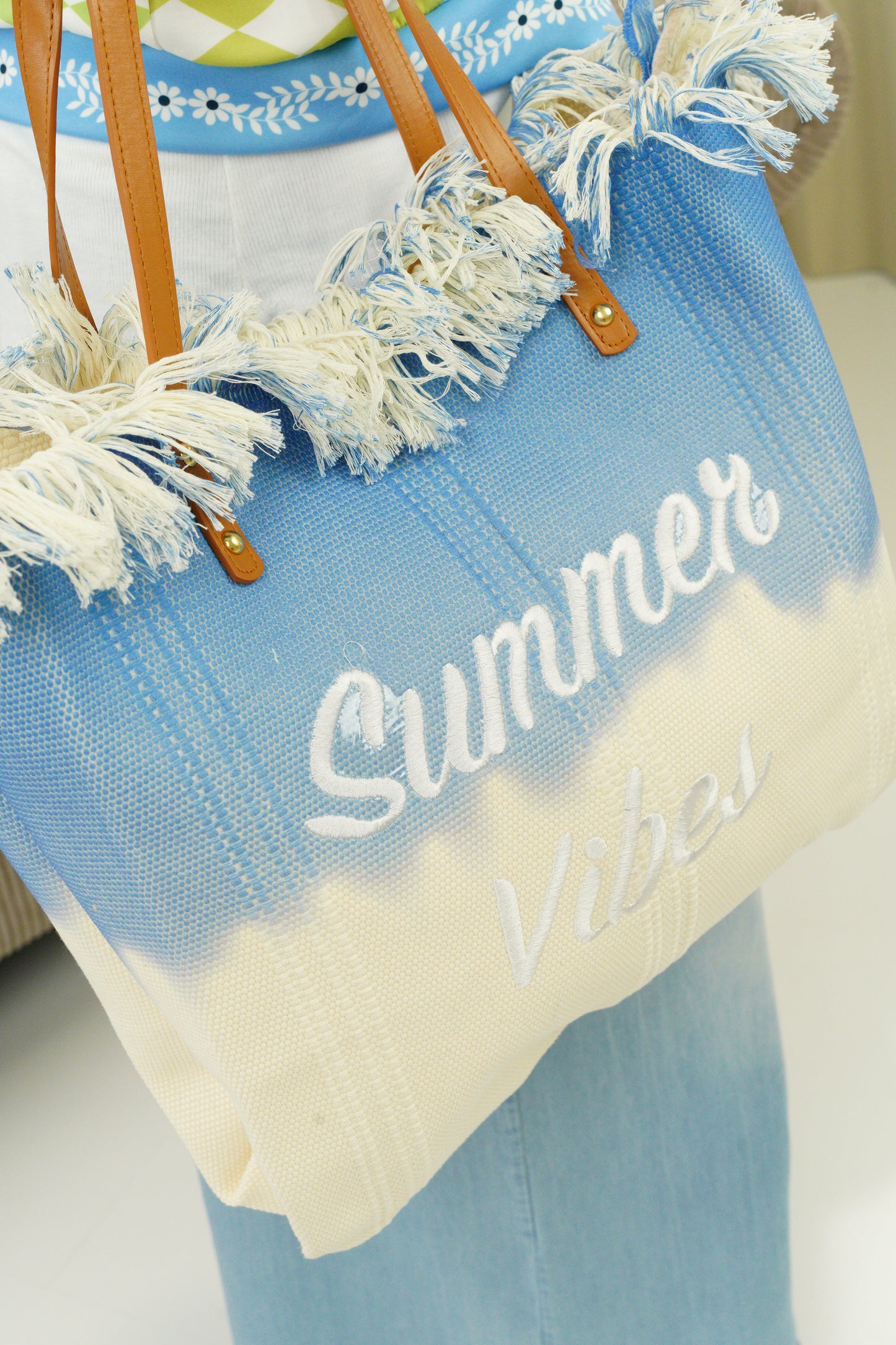 Tasche "Vibes" blau