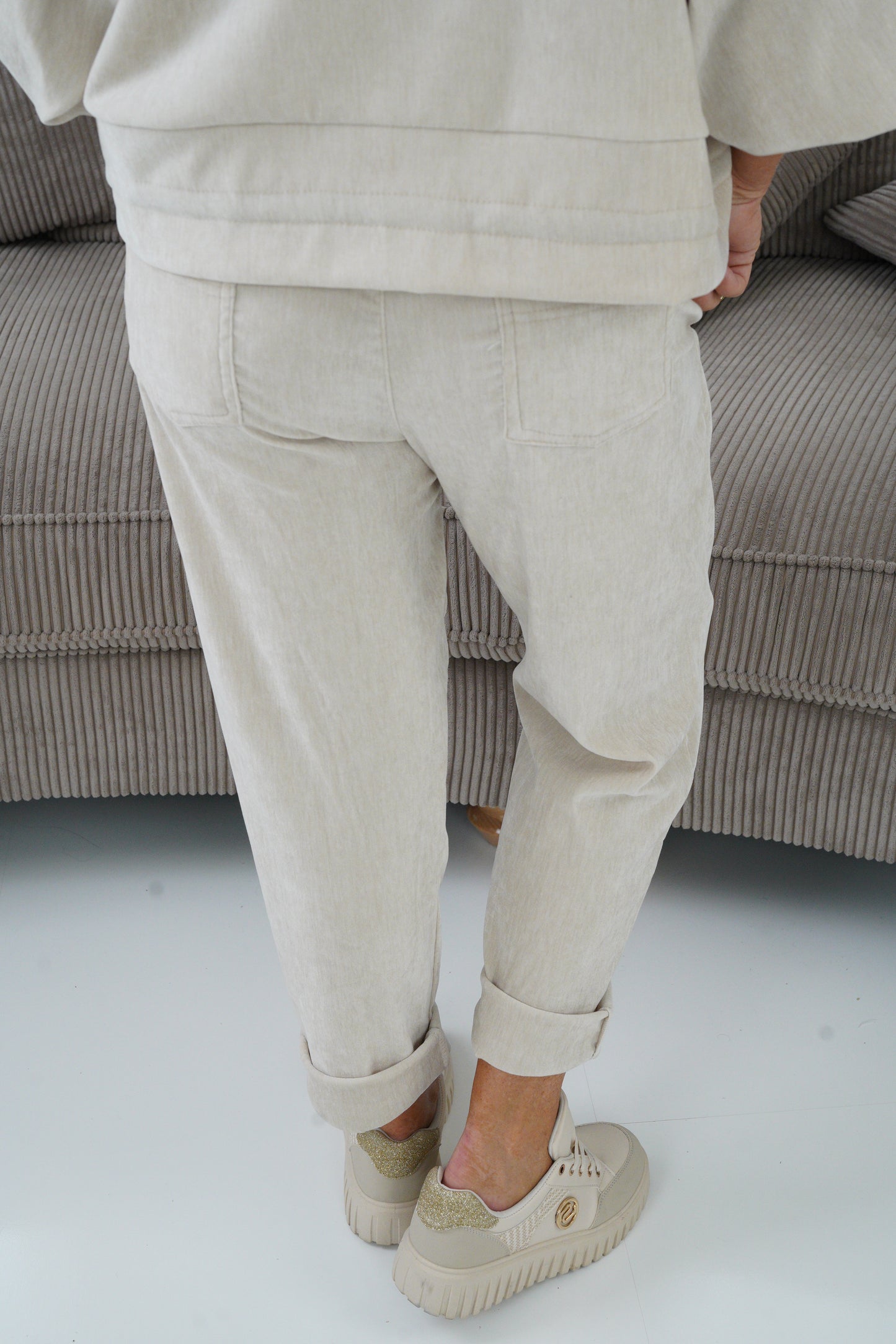 Joggpant in Beige (40-44)