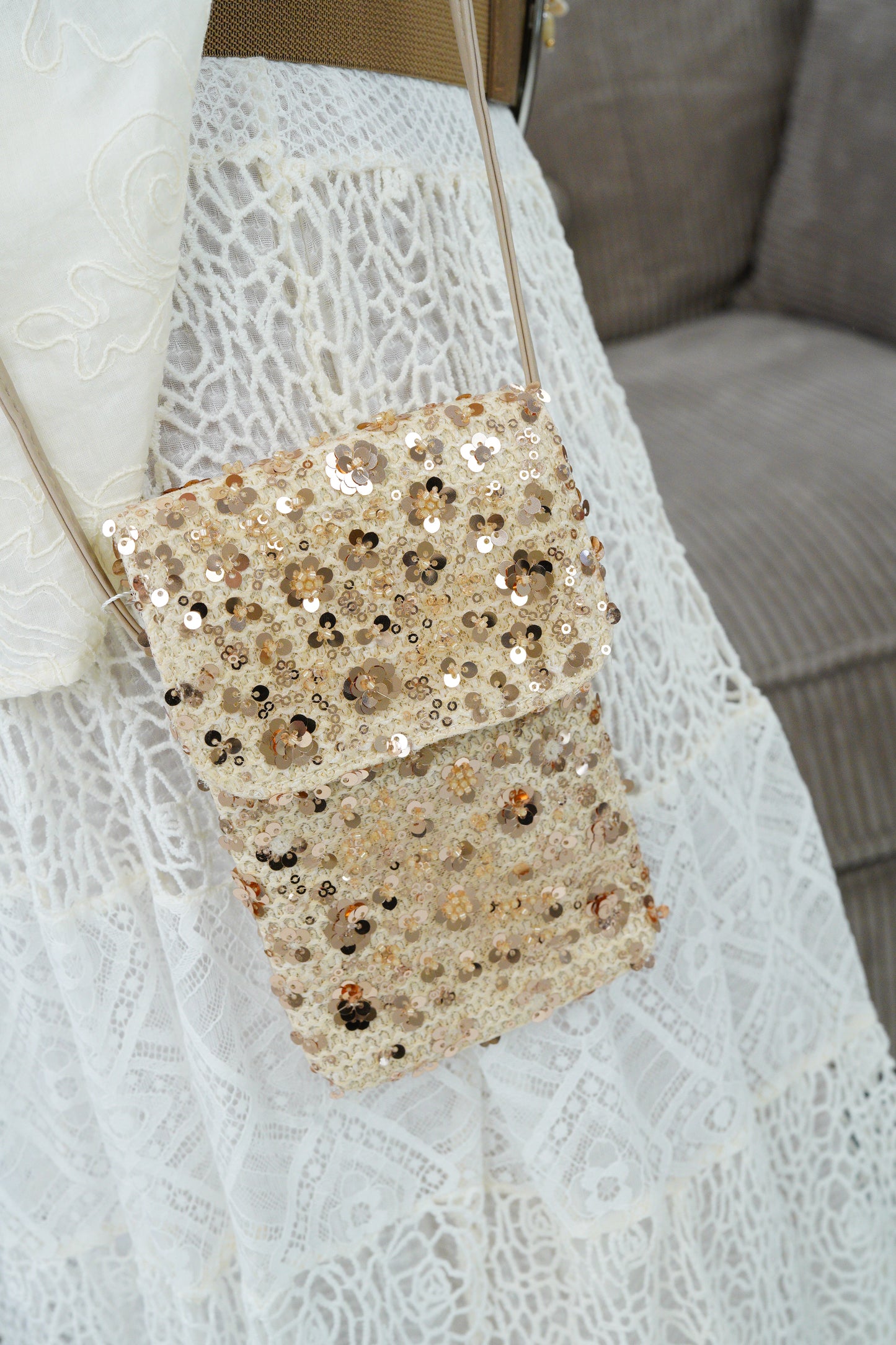 Tasche in beige