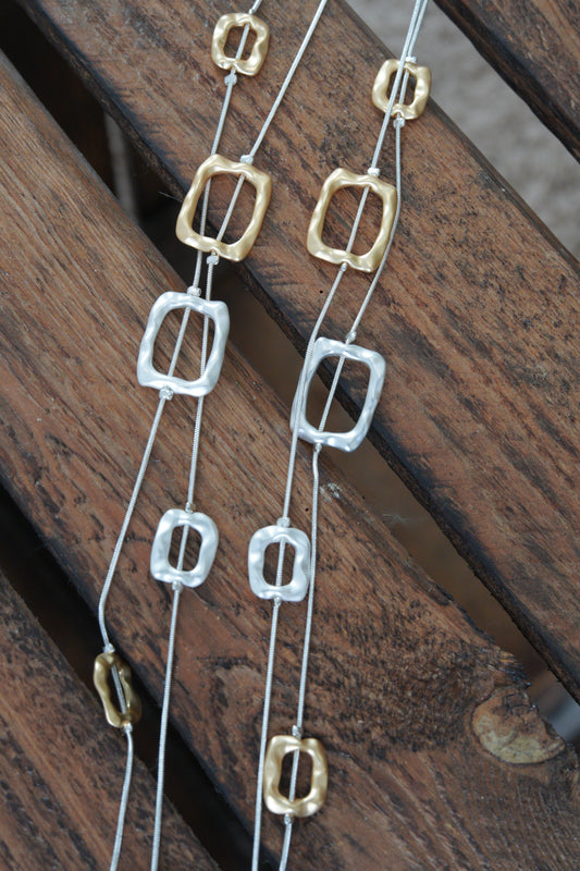 Kette in Silber-Gold