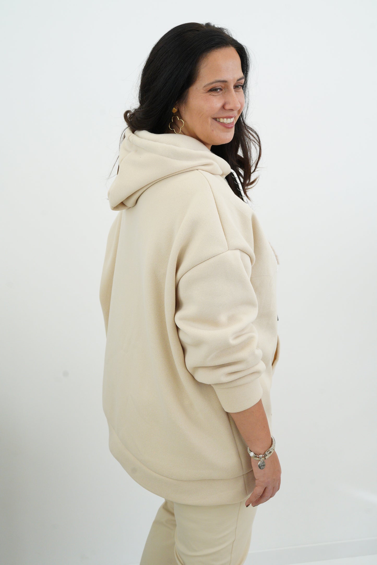 Sweathoodie in Beige (42-46+)