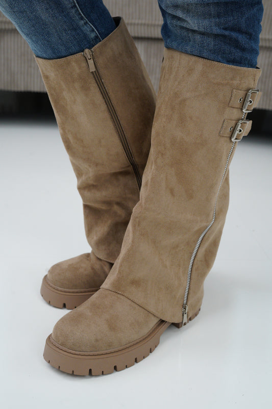 Stiefel in Beige (36-40)