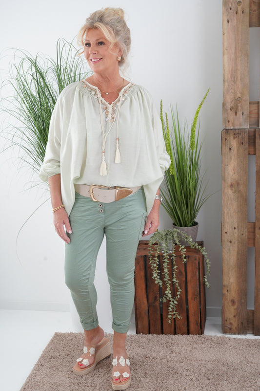 Joggpant in Khaki (36-40)