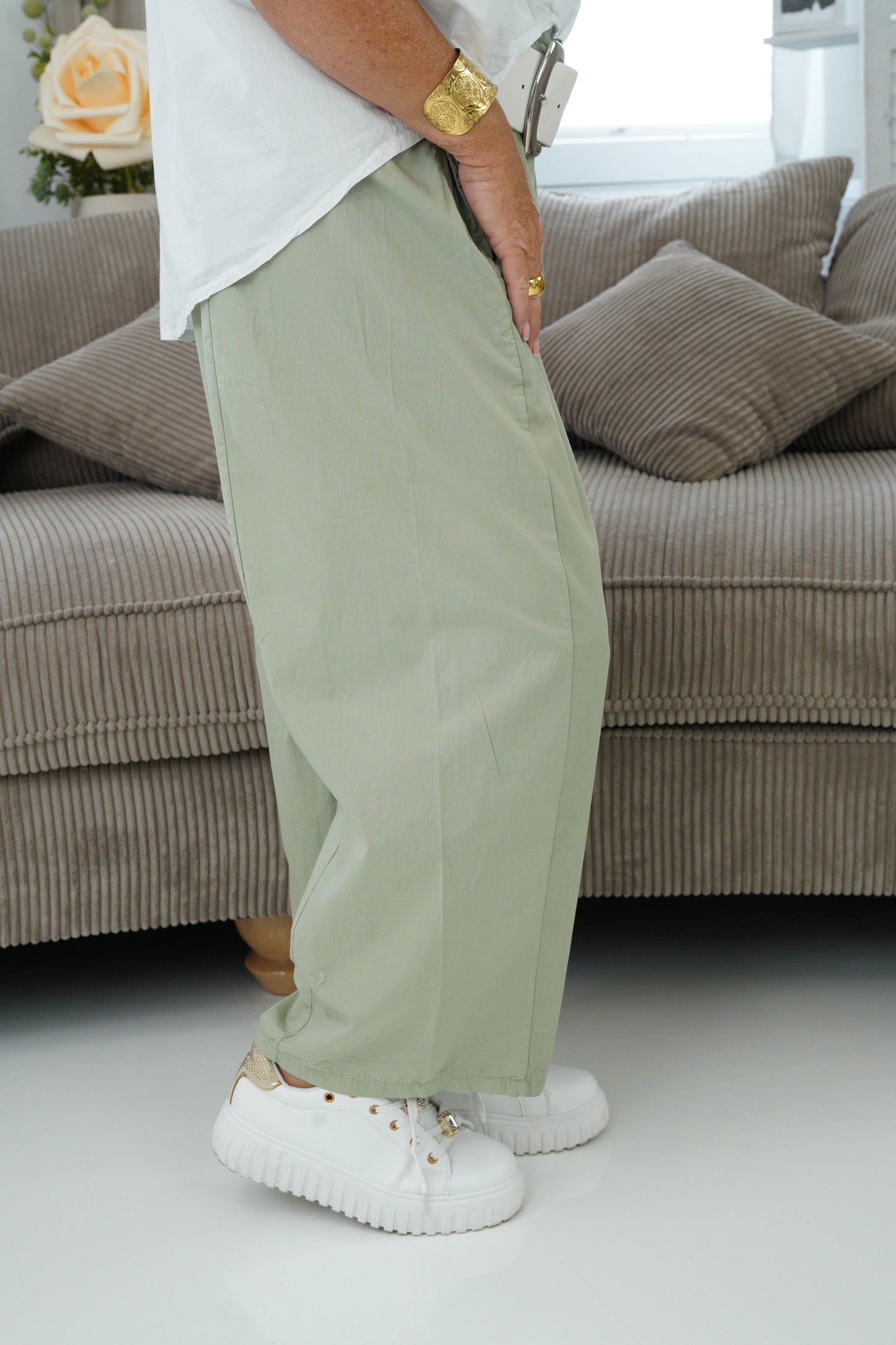 Hose in Salbei (38-42)