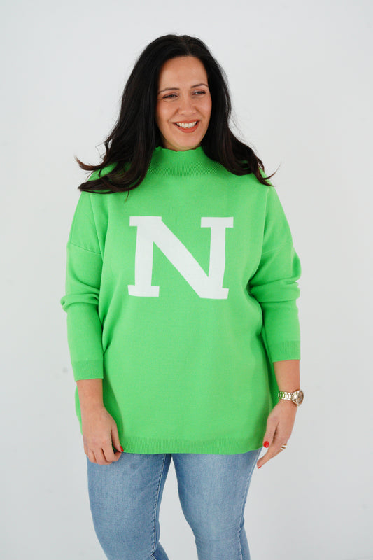 Pullover in Appel Green (40-44)