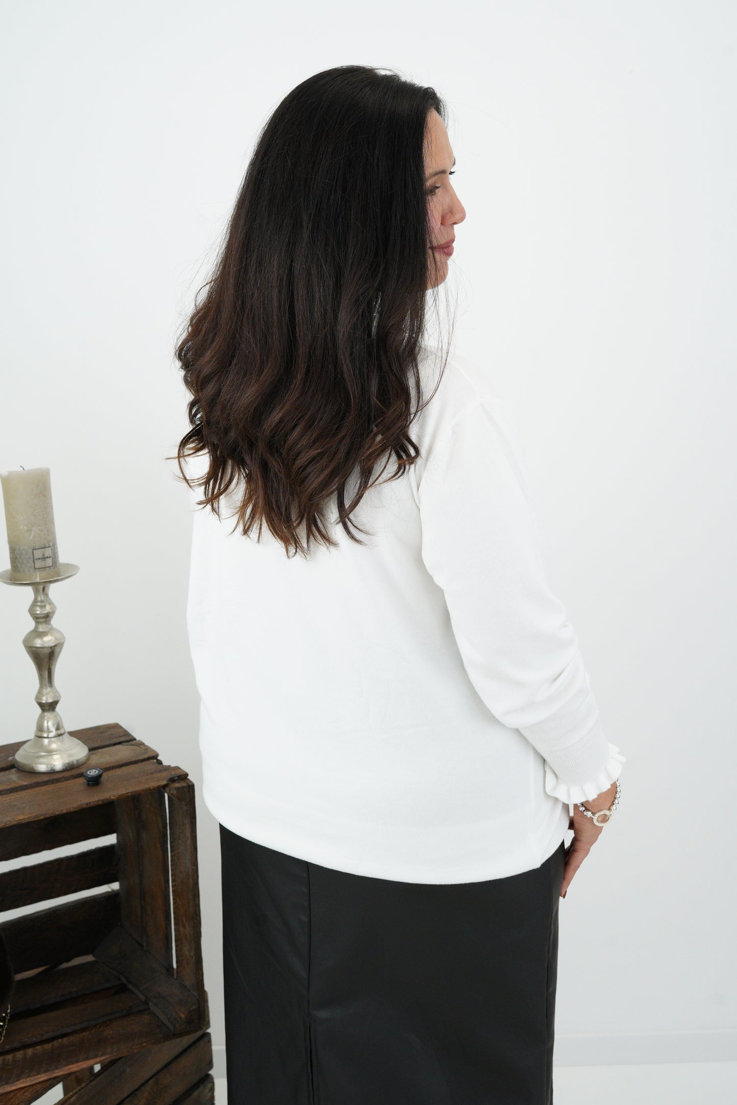 Pullover in Weiß (40-44)