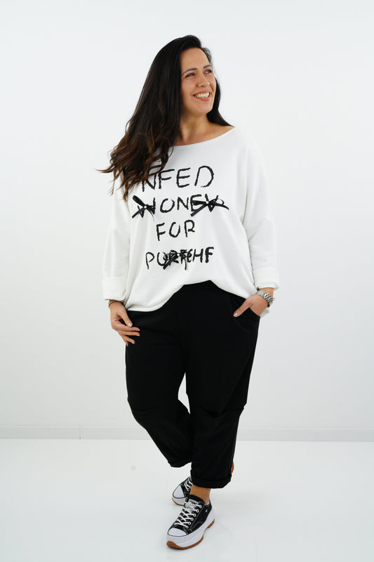 Sweatshirt "Needy" (42-46+)
