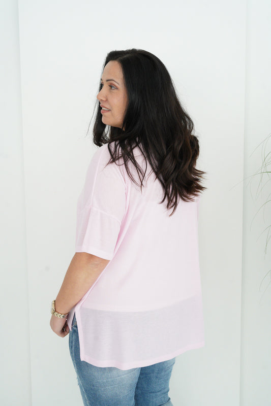 T-Shirt in Rosé (42-46)