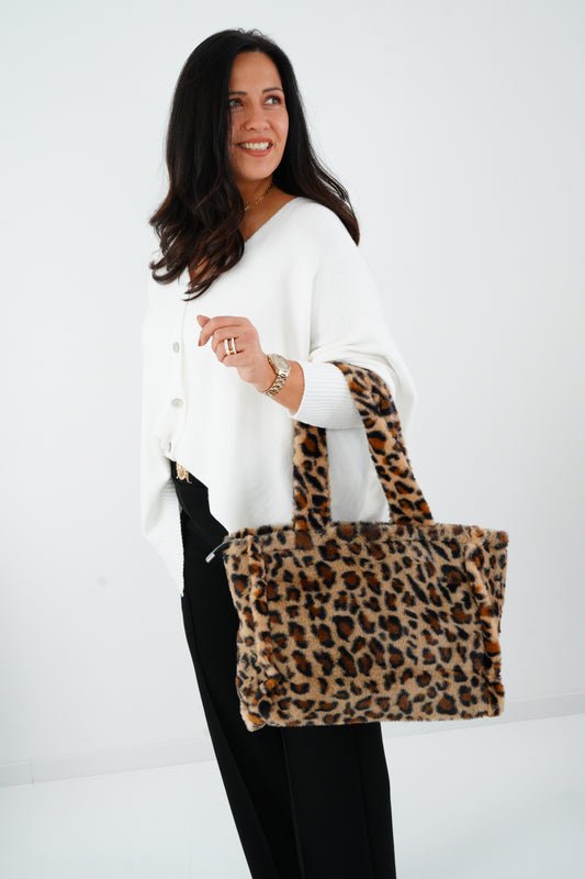 Felltasche in Leo-Camel