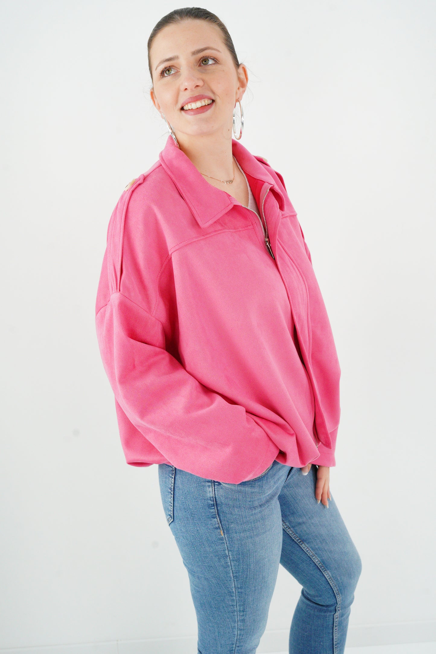 Jacke in Himbeere (38-44)