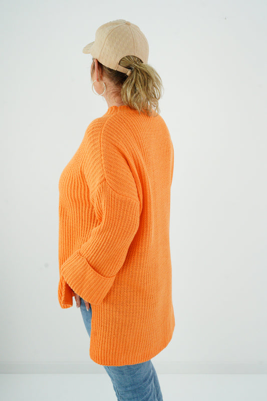 Strickpullover in Orange (38-42)