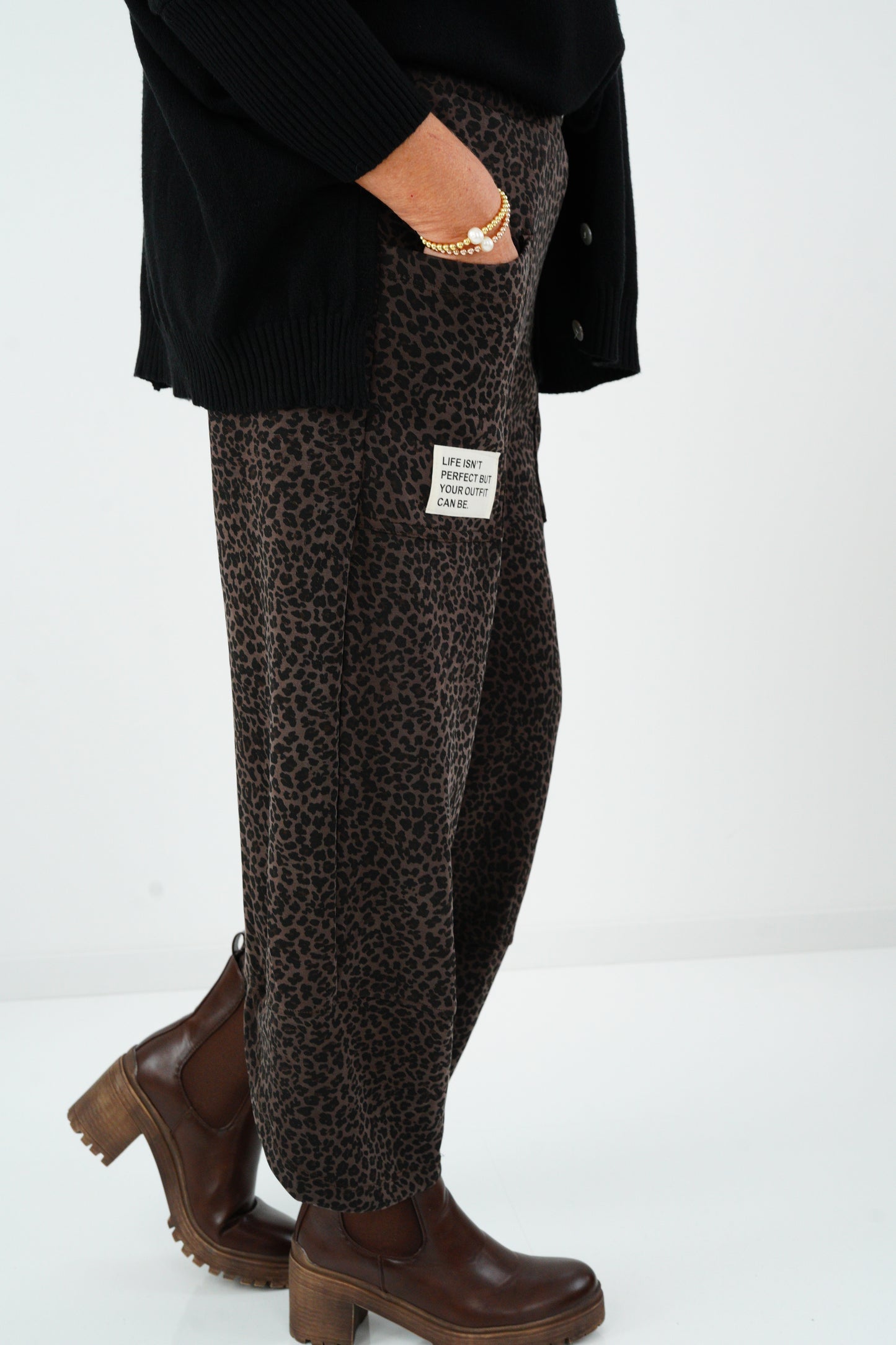 Joggpant in Dark Chocolate (38-42)