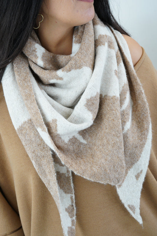 Schal in Braun-Beige (One Size)