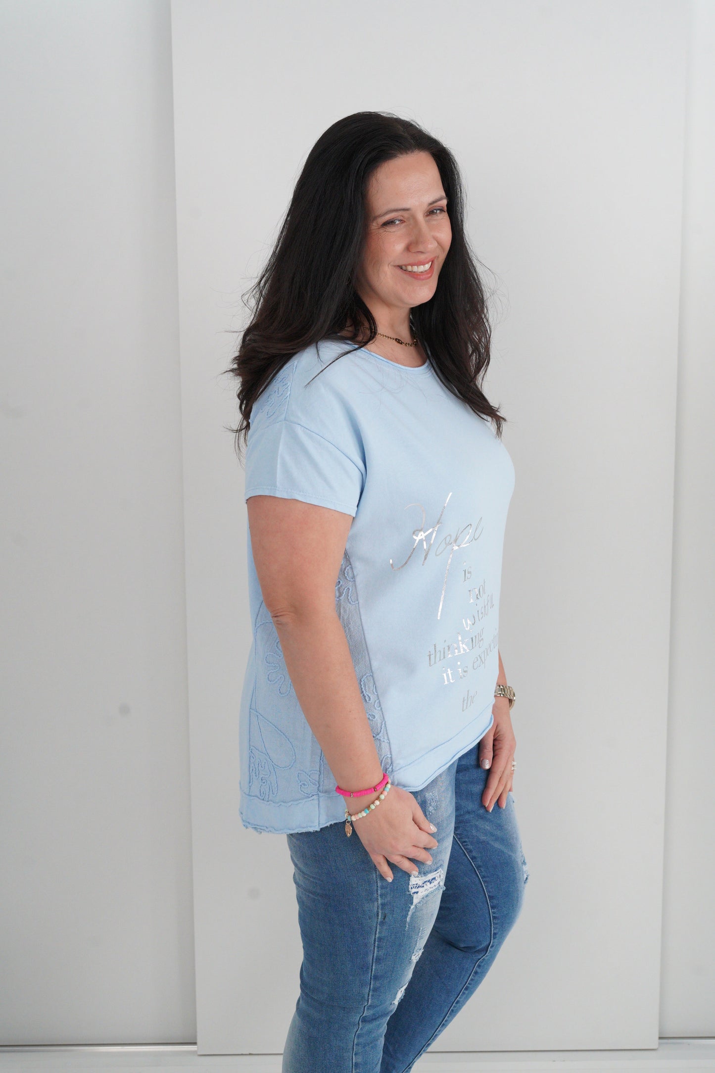 T-Shirt in Hellblau (40-44)