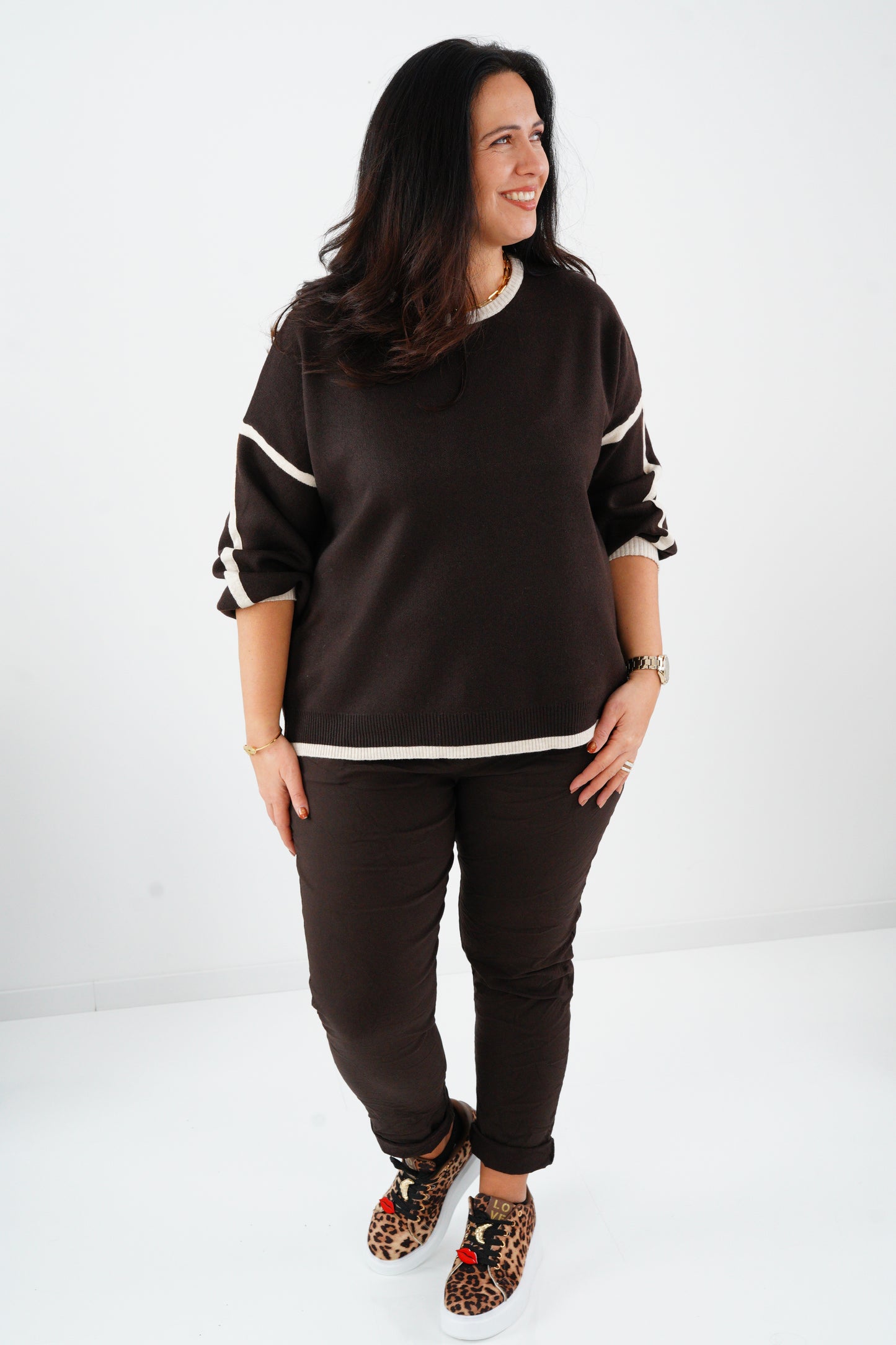 Pullover in Chocolate (38-44)