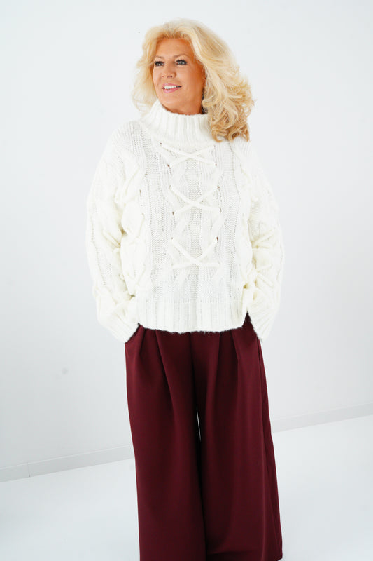 Pullover in Ecru (38-44)