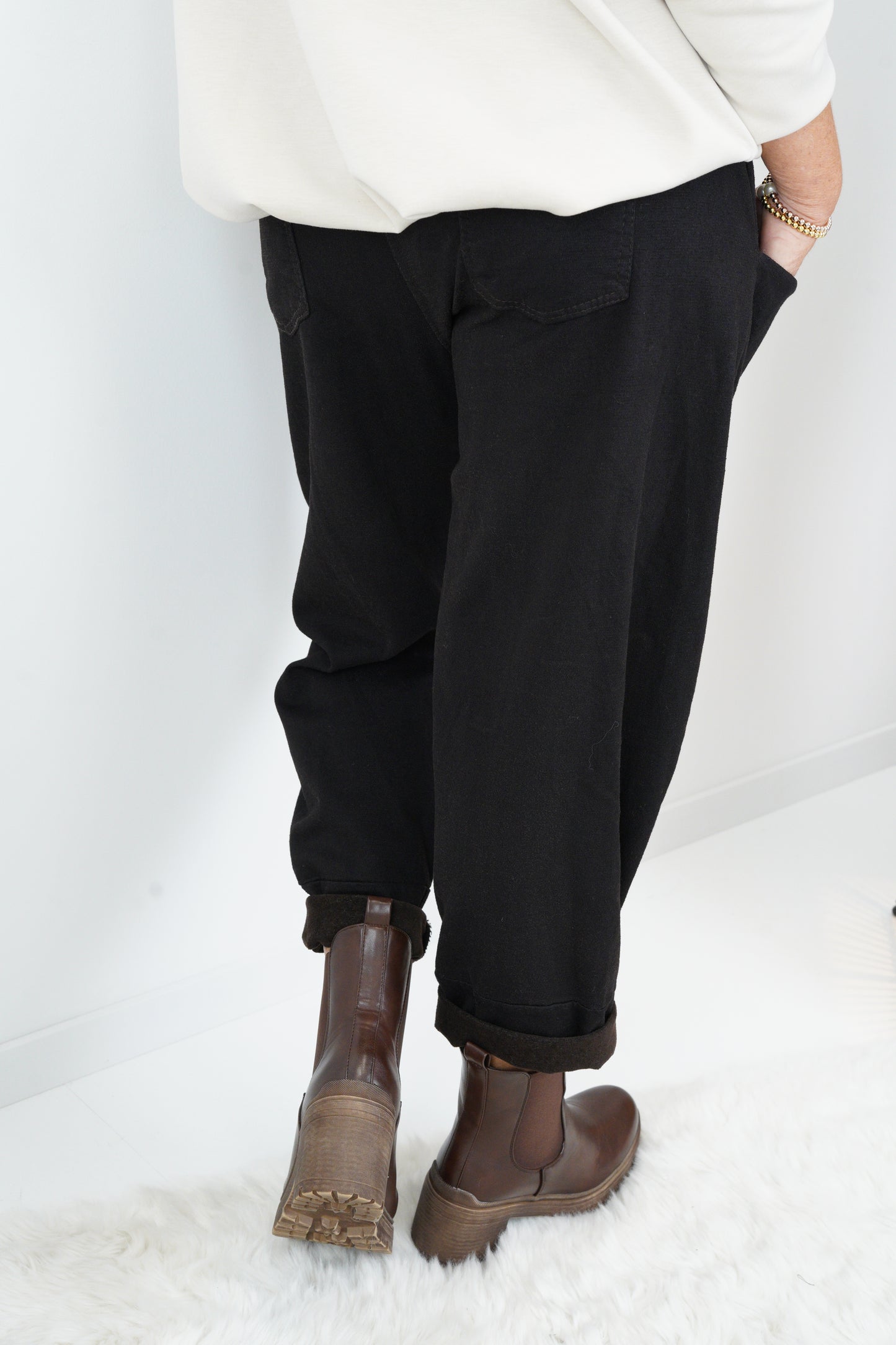 Joggpant in Schwarz (38-42+)