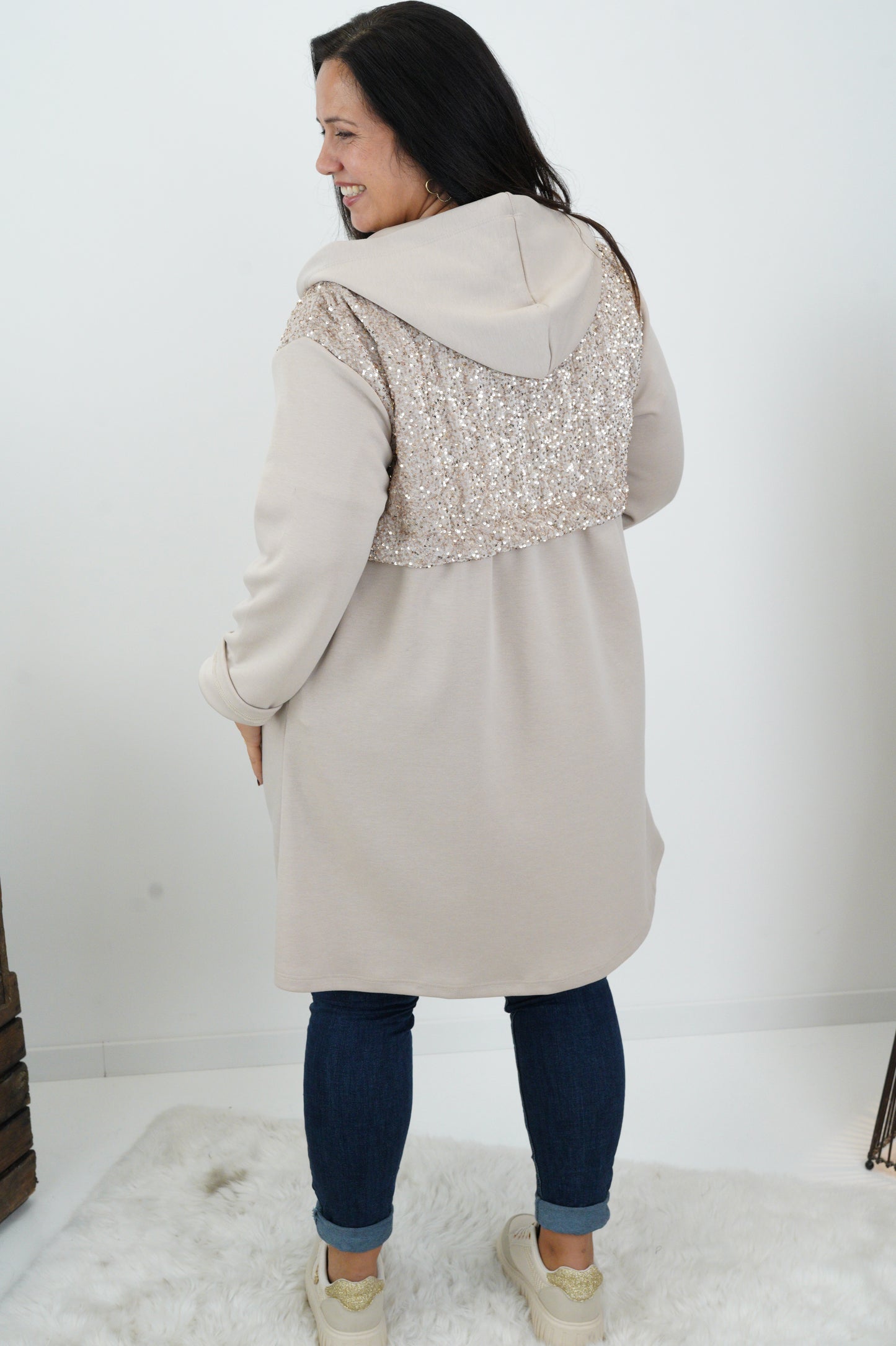 Jacke in Beige (40-44)
