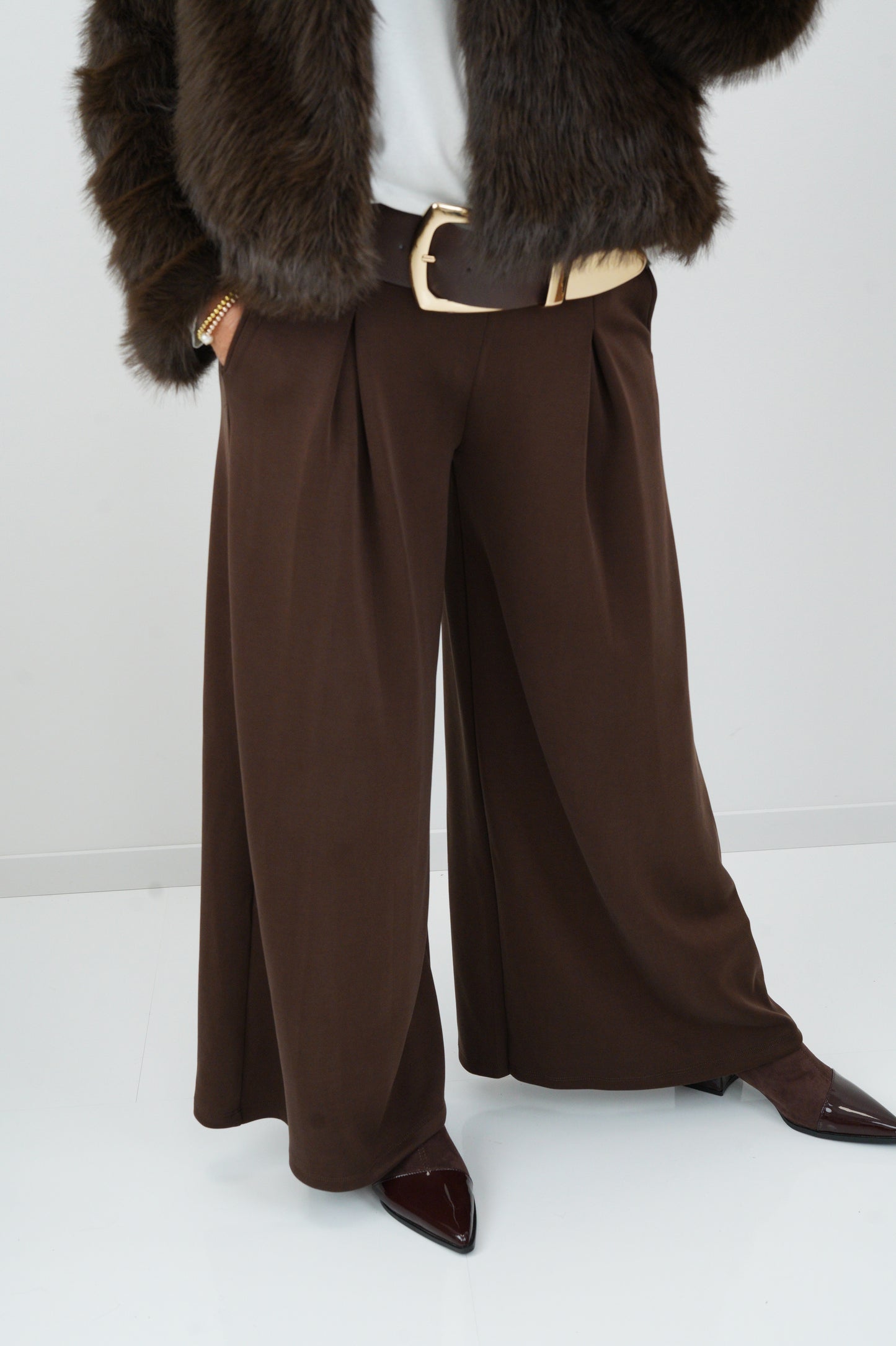 Marlene Hose in Chocolate (38-42)