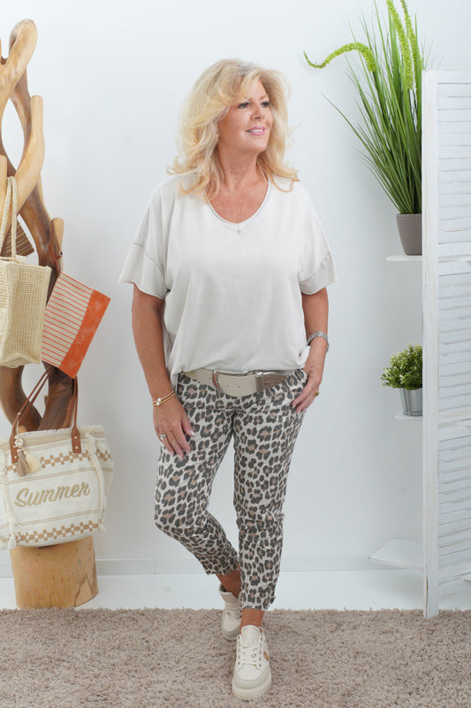 T-Shirt in Beige (42-46)