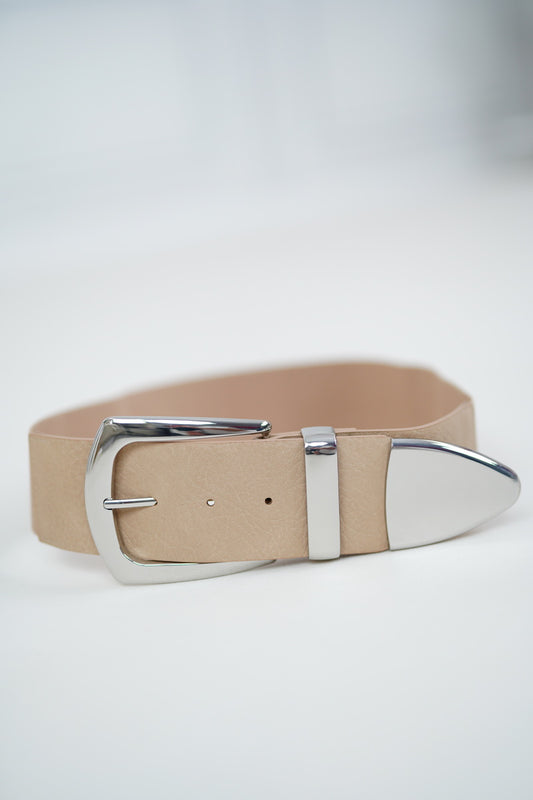 Gürtel in Beige (80cm, 85cm)