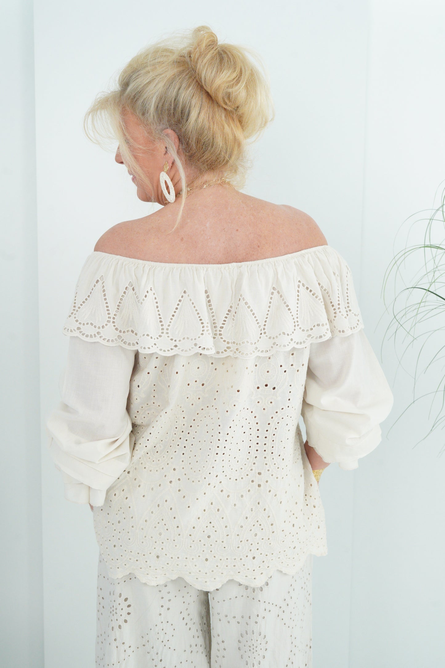 Bluse in Beige (38-42+)