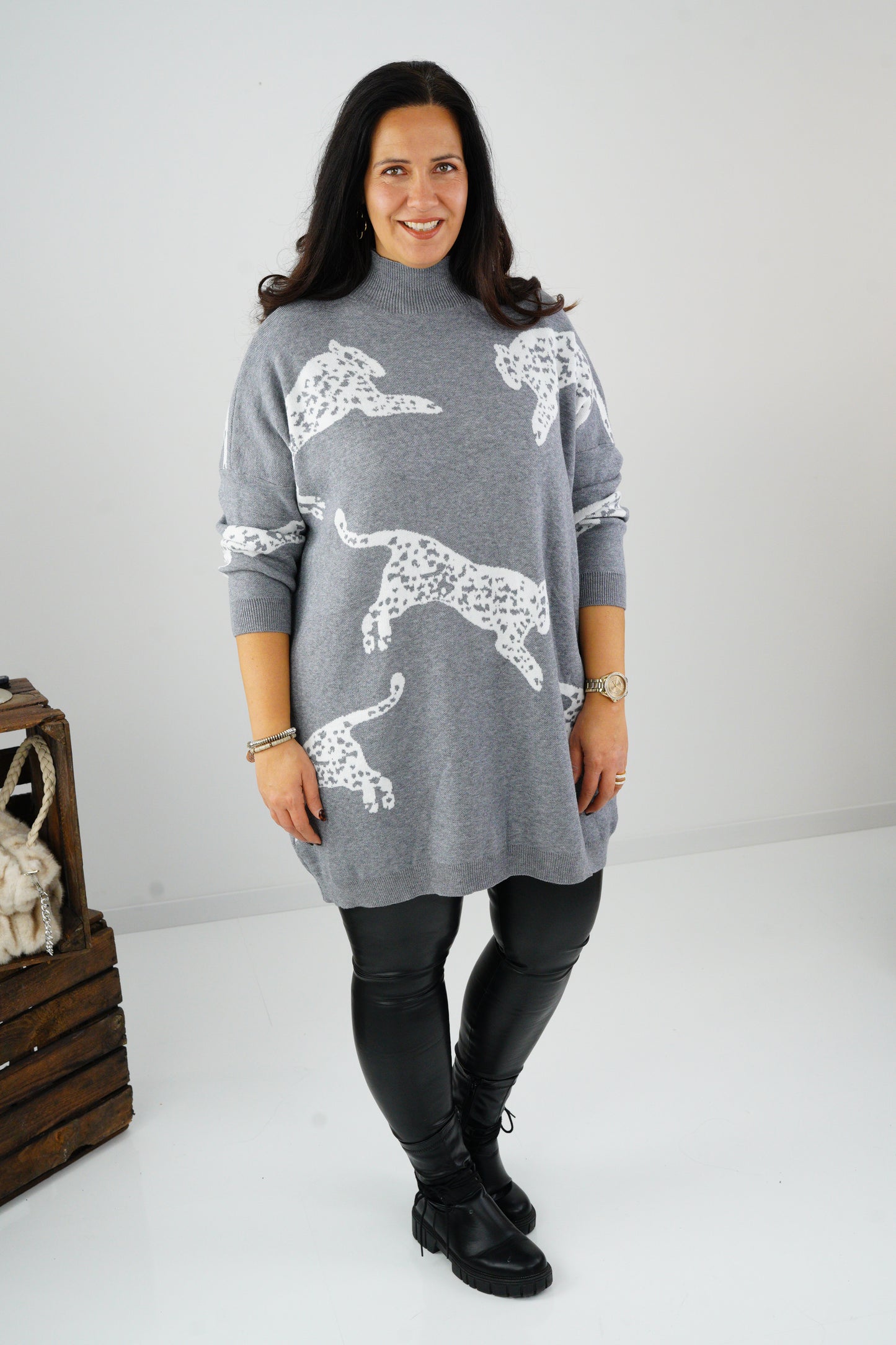 Kunstleder Leggins (36-46)