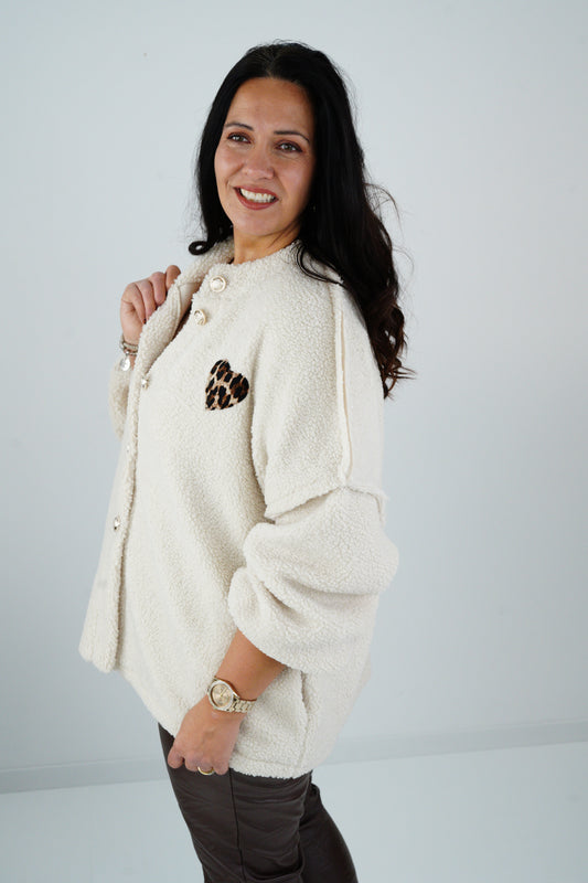 Jacke in Beige (42-46)