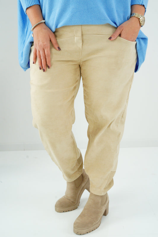 2er Bundle Rollkragenpullover & Joggpant (Beige-Töne)