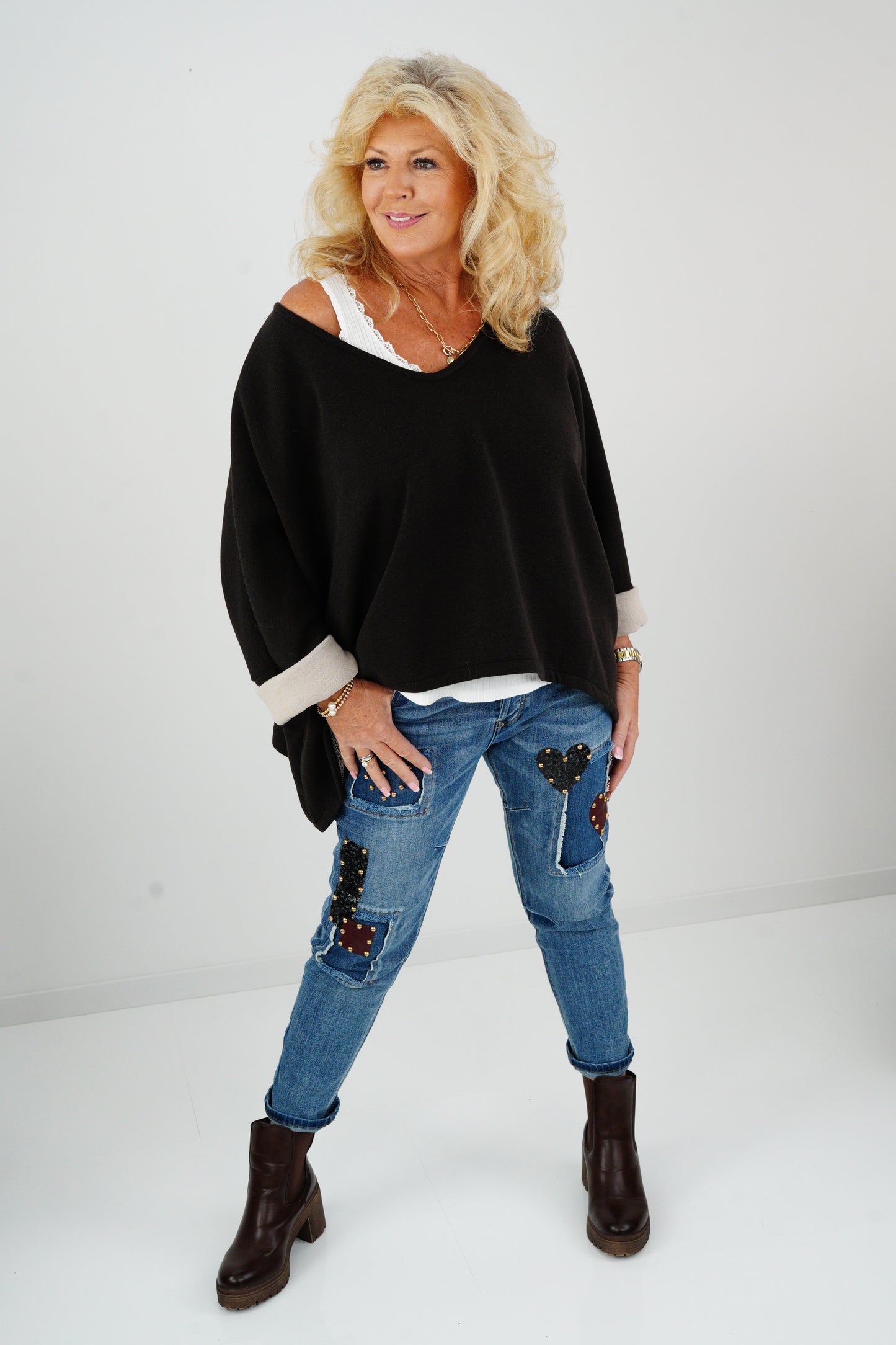 Sweatshirt in Dark Chocolate (40-46+)
