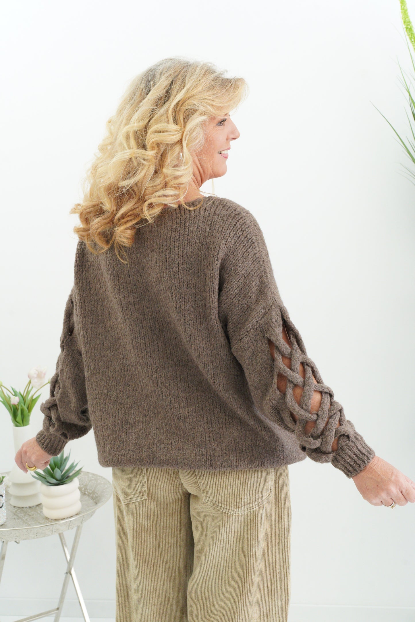 Pullover in Taupe (38-44/46)