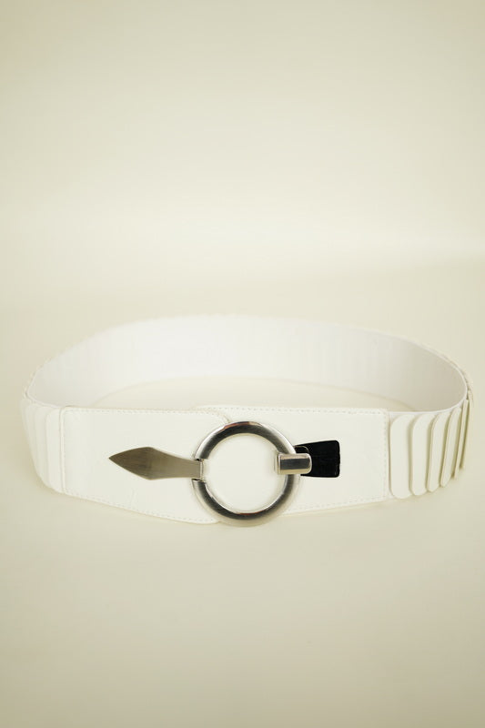 Stretch-Gürtel in Weiss (75cm)