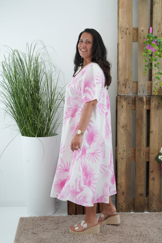Kleid in Pink (40-44+)