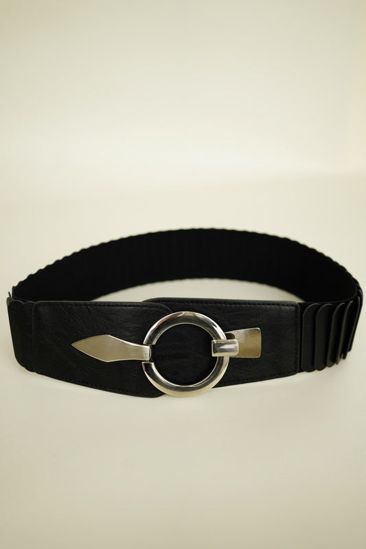 Stretch-Gürtel in Schwarz (75cm)