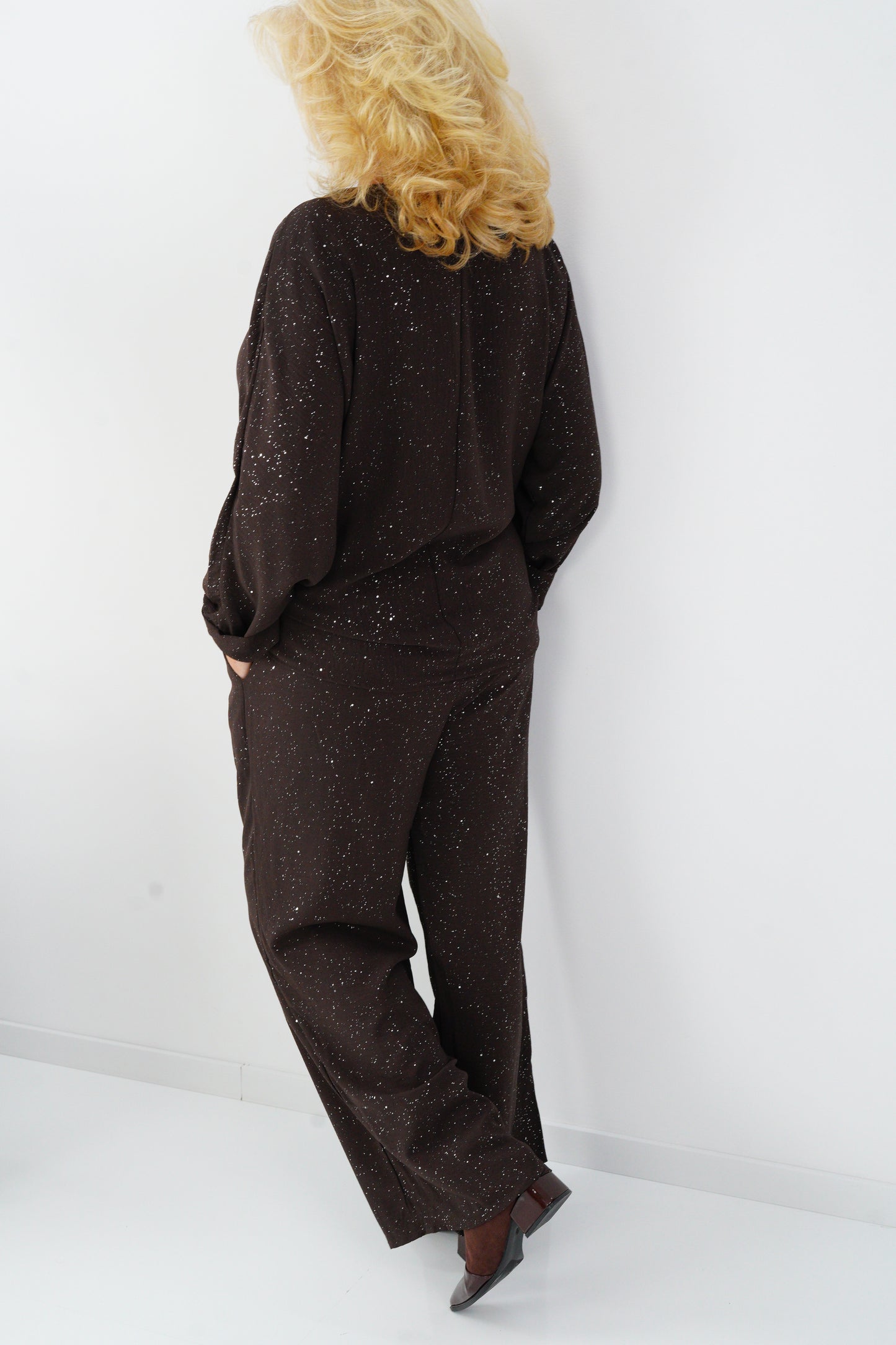 Marlene Hose in Chocolate (38-42+)